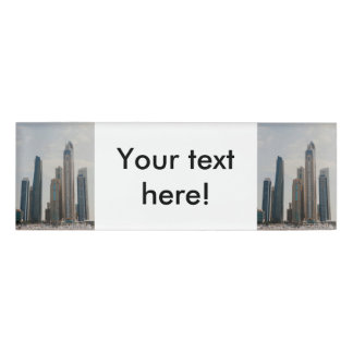 Dubai Marina architecture Name Tag