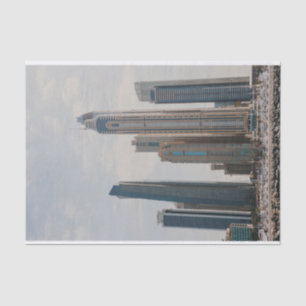 Dubai Marina architecture Tissue Paper