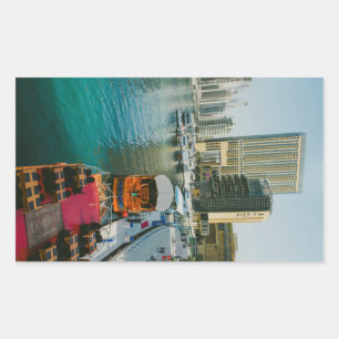 Dubai Marina Pier 7 Rectangular Sticker