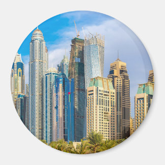Dubai modern skyscrapers Corniche Magnet