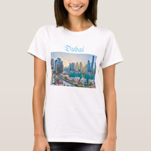 Dubai modern skyscrapers Corniche T-Shirt