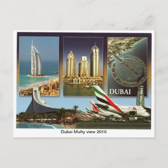 Dubai Multy View 2010 Postcard (Front)