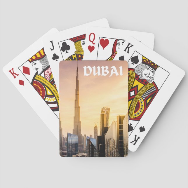 Dubai  playing cards (Back)