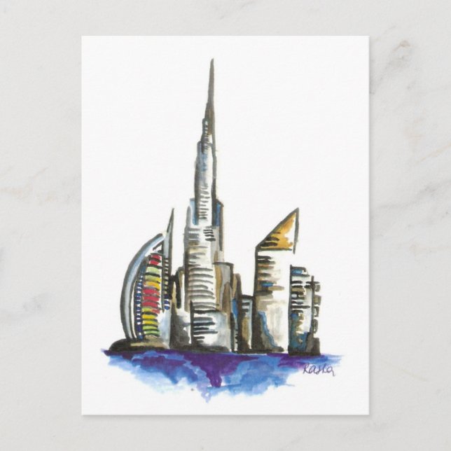 dubai postcard (Front)
