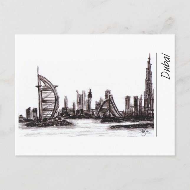 dubai postcard (Front)
