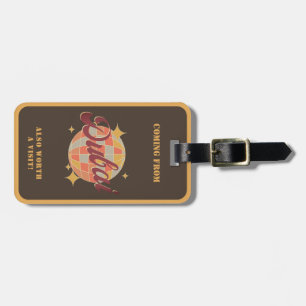 Dubai Retro Vintage Travel Luggage Tag