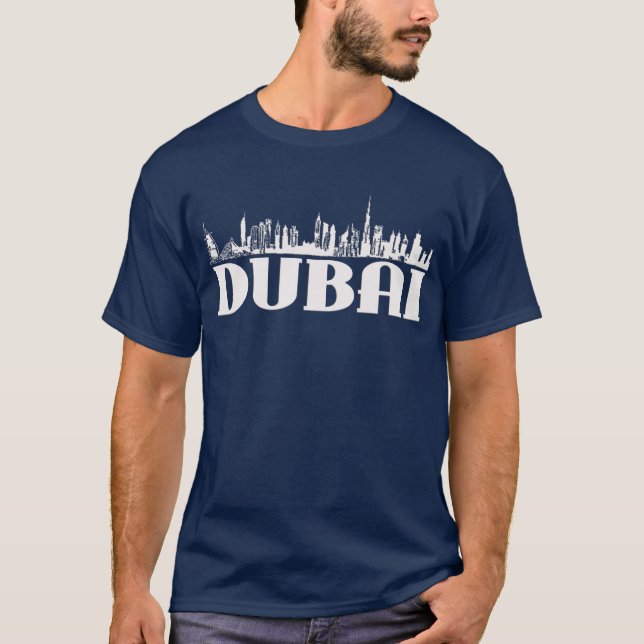 DUBAI SKYLINE GEAR T-Shirt (Front)
