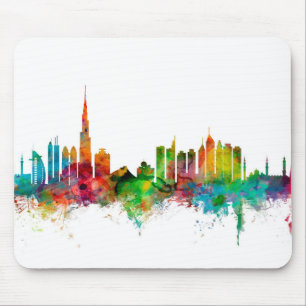 Dubai Skyline Mouse Pad