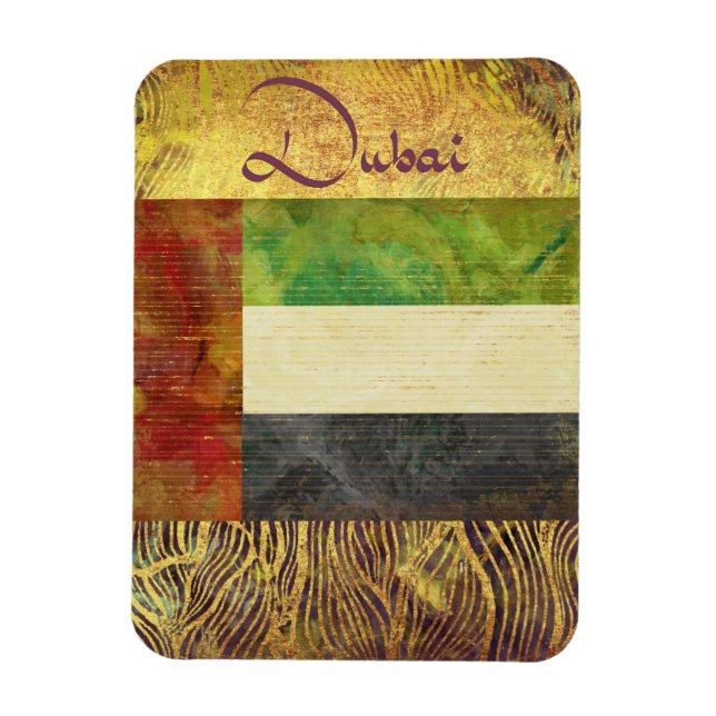 Dubai Souvenir Magnet (Vertical)