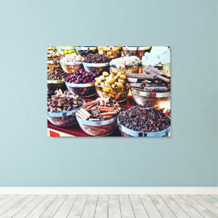 Dubai Spice Souk Canvas Print