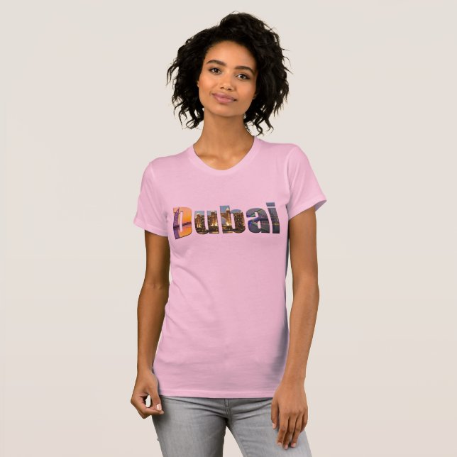 DUBAI T-Shirt for women. (Front Full)