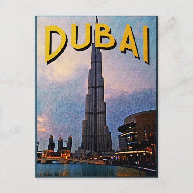 Dubai Travel Postcard (Front)