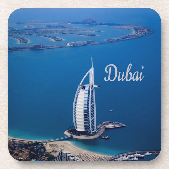Dubai UAE Burj Al Arab Coaster (Front)