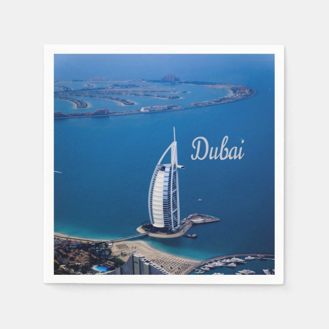 Dubai UAE Burj Al Arab Napkin (Front)