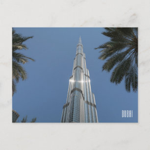 Dubai UAE Burj Khalifa Holiday Postcard