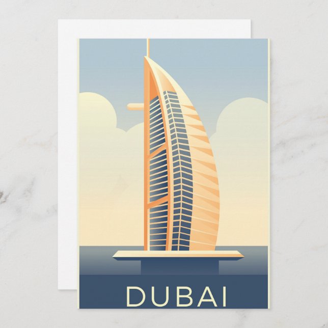 Dubai UAE Holiday Card (Front/Back)