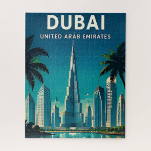 Dubai UAE Skyline Desert Luxury City Adventure Jigsaw Puzzle