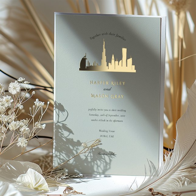 Dubai UAE Wedding Invitation (Creator Uploaded)