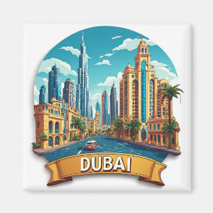 🧲 Dubai Unforgettable Vacation Memories ✈️ Magnet