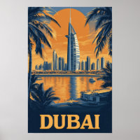Dubai United Arab Emirates Illustration Travel