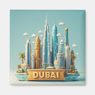 🧲 Dubai Vacation Memories To Treasure 🌴 Magnet