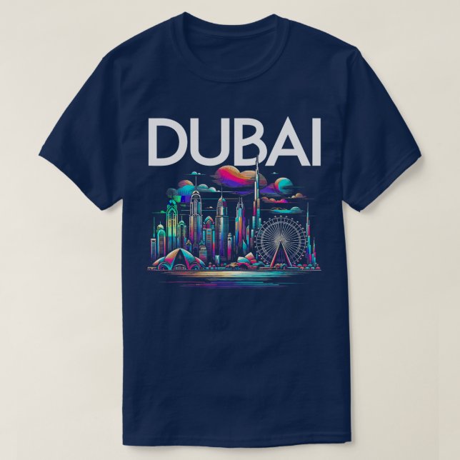 Dubai Vacation Souvenirs Gifts for Men Women Kids  T-Shirt (Design Front)