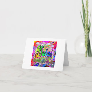 Dubai Vista Express Greeting Card