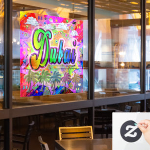 Dubai Vista Express Window Cling