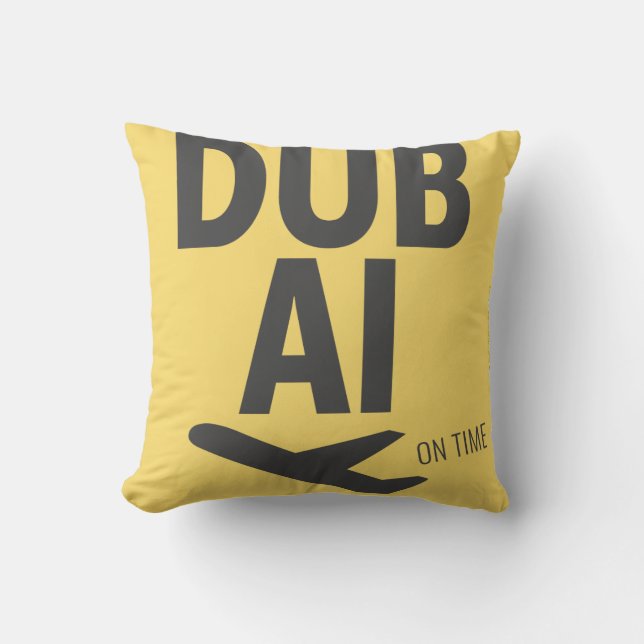 DUBAI YELLOW PILLOW (Front)
