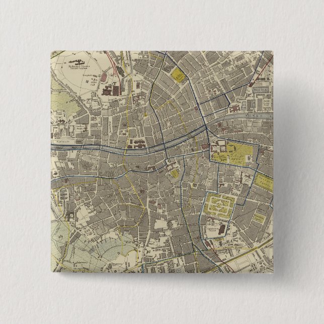 Dublin 2 15 cm square badge (Front)