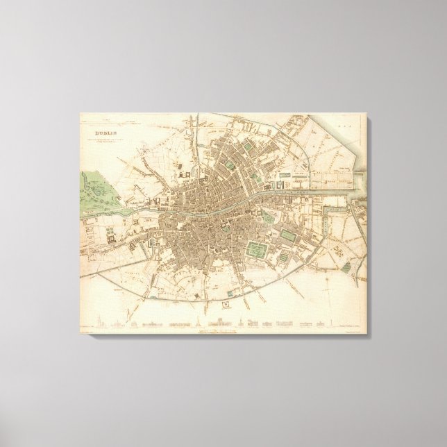 Dublin 2 canvas print (Front)