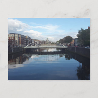 Dublin Bridge Landscape Postcard