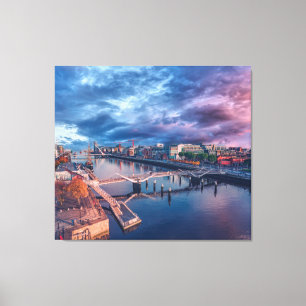 Dublin City Canvas Print