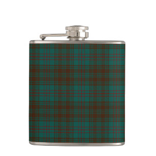 Dublin County Irish Tartan Hip Flask