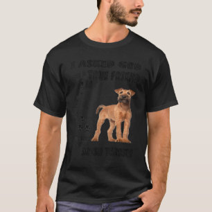 Dublin Dog Quote Mum Dad Print Cute Irish Red T T-Shirt
