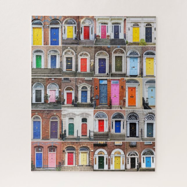Dublin Doors - Neighbours Jigsaw Puzzle (Vertical)