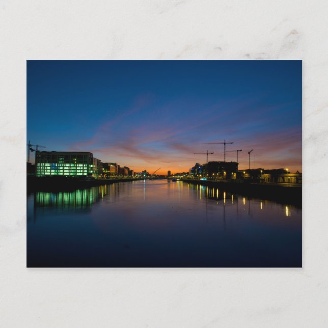 Dublin Dusk Postcard (Front)