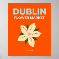 Dublin Flower Market Orange Cute Preppy Floral