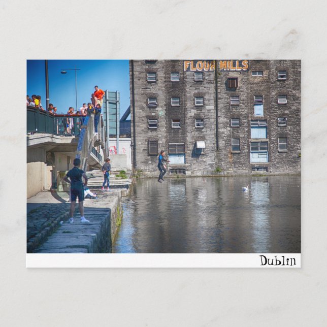 Dublin / Grand Canal Postcard (Front)