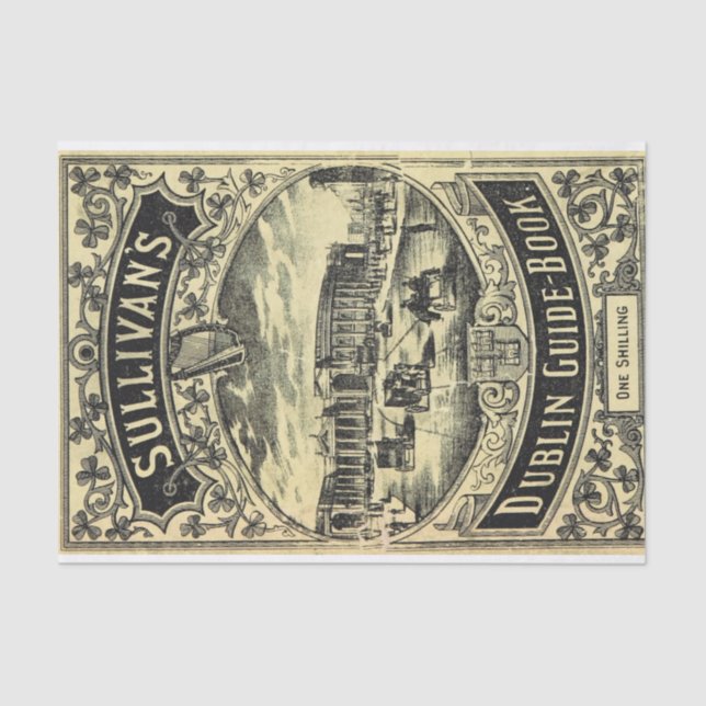 Dublin Guide Book Tissue Paper (Front)