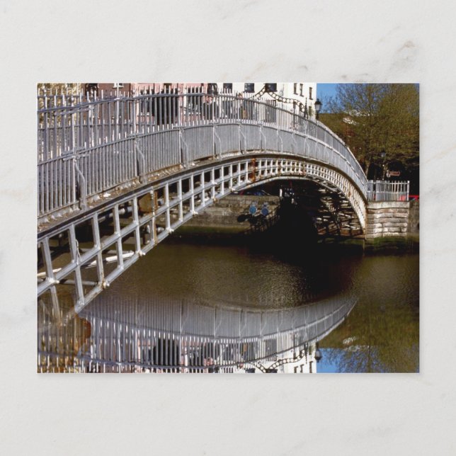 Dublin Halfpenny Bridge Postcard (Front)