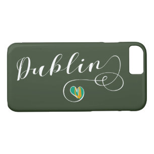 Dublin Heart Cell Phone Case, Ireland Case-Mate iPhone Case