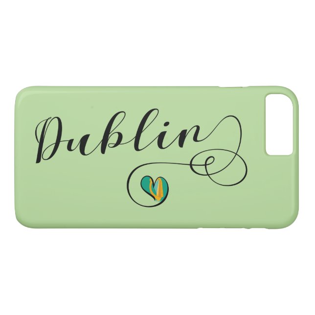 Dublin Heart Cell Phone Case, Ireland Case-Mate iPhone Case (Back (Horizontal))