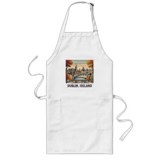Dublin In Autumn Long Apron