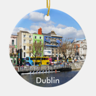 Dublin. Ireland Ceramic Tree Decoration