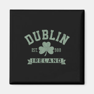 Dublin Ireland Clover Leaf Irish St. Patricks Day Magnet