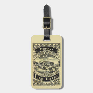 Dublin Ireland Guide Book Personalised Luggage Tag