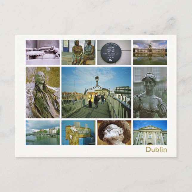 Dublin multi-image postcard (Front)