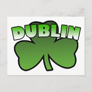 Dublin Shamrock Postcard