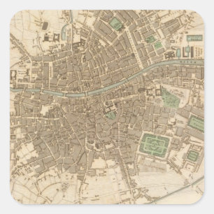 Dublin Square Sticker